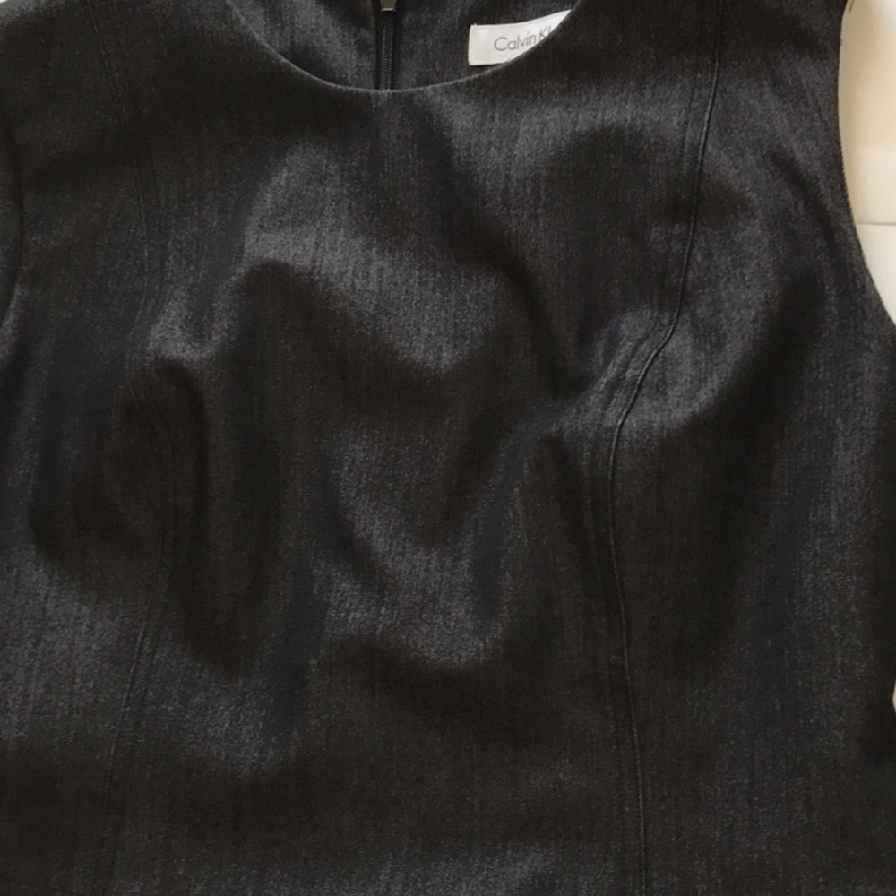 Calvin Klein Black Jean Stretch Dress - Picture 5 of 7